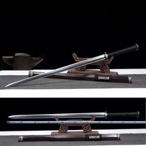 Longquan Jiangnan Sword Eighth Feather Pattern Handmade Han Sword One Eight-faced Han Sword Steel Long Sword Steel Long Sword Unopened Blade