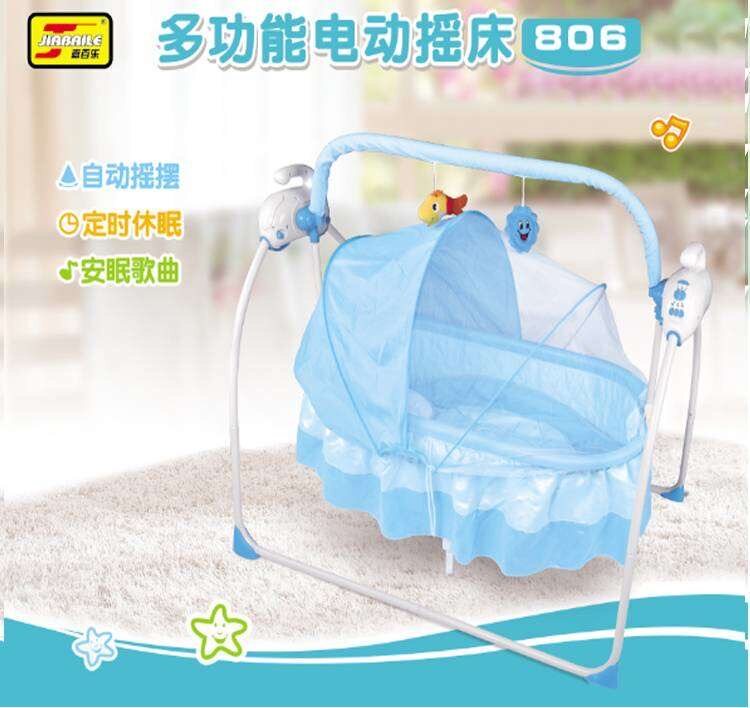 Gabriel Baby Electric Cradle Bed Cocking in Crack Bed Cocking Artificial Newborn Baby Soothing Crack Bed