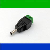 DC green plug DC public power connector 3 5 1 35mm welterless dc head switching line 126 positive and negative terminals
