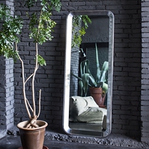 Italian Magis Deja floor mirror square silver hanging mirror with dressing mirror decoration mirror deep Zee wearing glasses