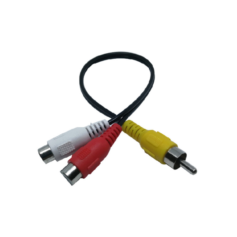 Set-top box connected to the old TV conversion line three-turn one-point three-mother av line adapter rac lotus audio conversion line