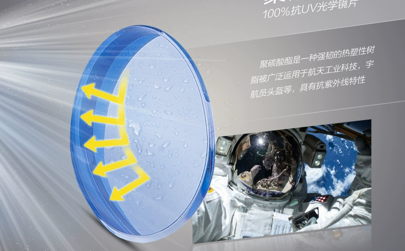 Kính râm lót Li Ning kính bơi chống sương mù nữ kính chống nước cận thị kính bơi nam 508 - Goggles