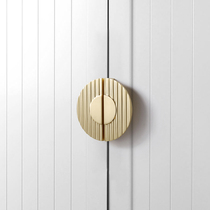 Cabinet door handle New Chinese light lavish minimalist round Nordic drawers zinc alloy cupboard door handle 2021 new