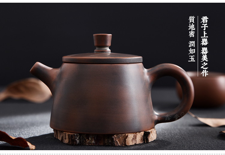 Shou Xin Tang Authentic Qinzhou Mud Xing Tao thủ công ngày vào thùng Kimu thay đổi lò nung văn phòng hộ gia đình Puer bộ trà bình hãm trà