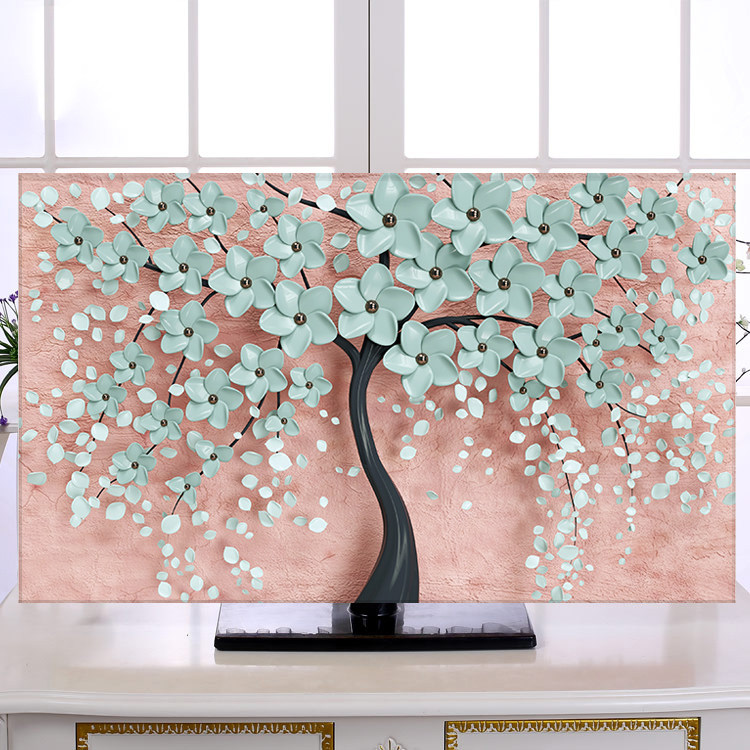 TV cover dust cover hanging curved boot does not take TV cover 55 inch 50 modern minimalist European style cover cloth