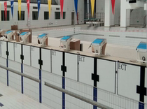 pavé tactile de compétition de natation