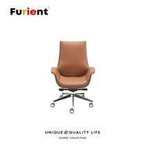 Furient office furniture kriteria chair original imported movable foot genuine leather mid-level conference chair