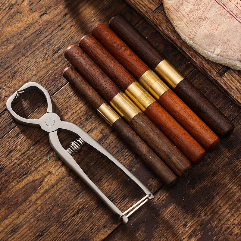 Tea cake prying knife Pu'er tea knife special tea knife open Pu'er tea tea brick prying tea tool pure handmade tea cone tea needle