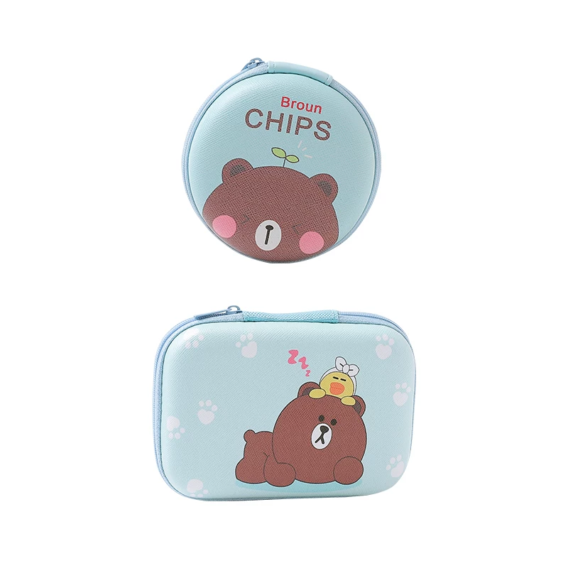 Handheld small headphones, organizer bag, charger, USB flash drive, protective case, bluetooth
