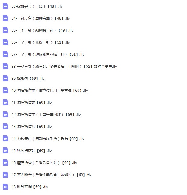 图片[5]-张一圣柔式正骨整脊中医教学视频教程【百度网盘下载】