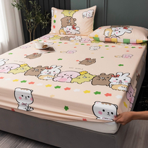 All cotton bed hats single Cotton full-bag bed sheet quilt cover Simmons protective cover non-slip fixing mattress cover