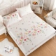 Giường cotton Yihuang Tấm trải giường dày chống trượt đơn 1,5 / 1,8m Giường gạo Simmons bọc nệm ga giường chun