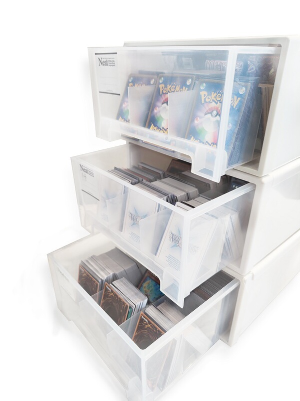 Yu-Gi-Oh! Large Card Box Japanese Card Brick Storage Box Card Sorting Pokémon Magic: the Gathering Ultraman Card Holder Drawer Box Yu-Gi-Oh! Large Card Box Japanese Card Brick Storage Box Card Sorting Pokémon Magic: the Gathering Ultraman Card Holder Drawer Box
