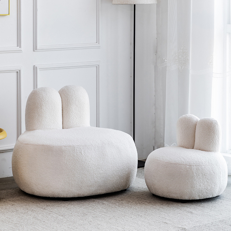 Nordic Single-person Sofa Chair Modern Simple Living Room in Wind Bedroom Net Red Luxury Single-person Chair