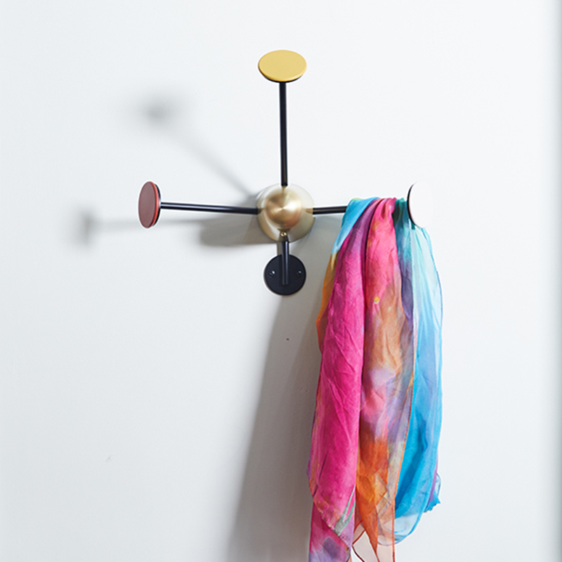 Danish Light Extravagant Brass Clot Hook Nordic Creativity Entrance Door Hyun Guan Clothing Hook Wall Wall-mounted Wall Hung Hanger