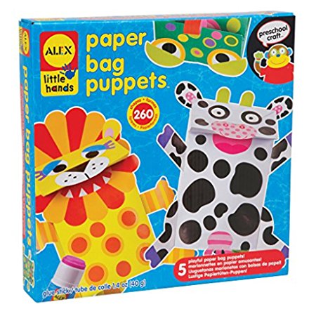 US Buy back ALEX Toys papper bag puppets children's fine art manual explore suit-Taobao