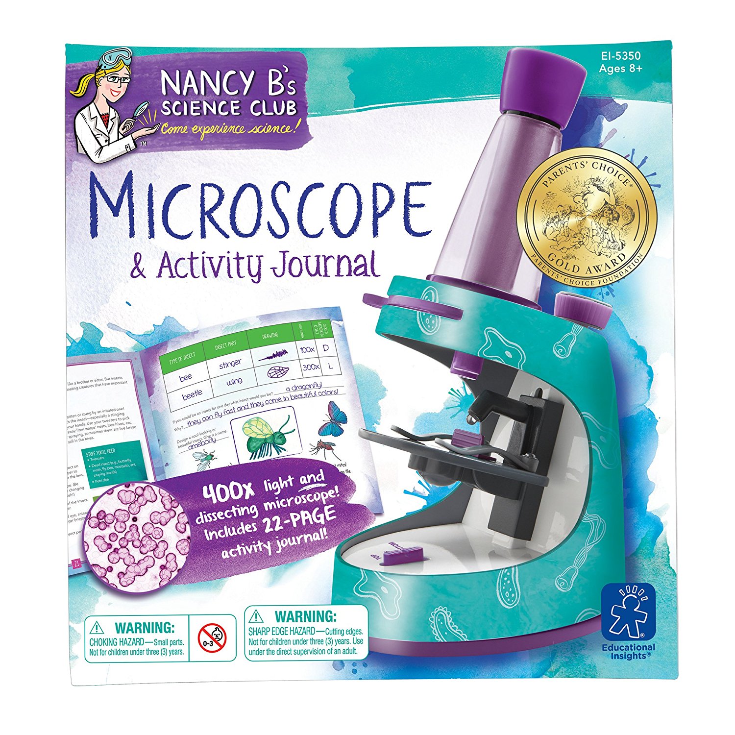 Spot American Learning Resources children's microscope biological science experiment set for primary and secondary school students