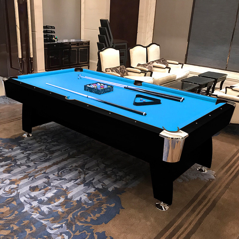 Household pool table Standard American black eight pool table Fancy nine-ball commercial three-in-one table tennis table Dining table