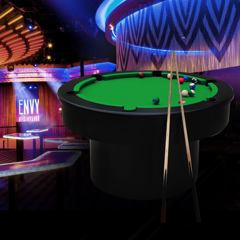 Billiards Table Standard Type Multifunction Round Bar American Black Eight Club Commercial Customised Solid Wood Billiard Table Case-Taobao