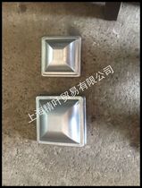 Wrought accessories stamping stigma decorative cover flower tube cap iron square tube plug door decoration iron square star