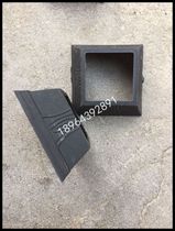 Iron accessories square rectangular plastic foot cover paint-free decorative cover cover ugly cover railing handrail decorative cover