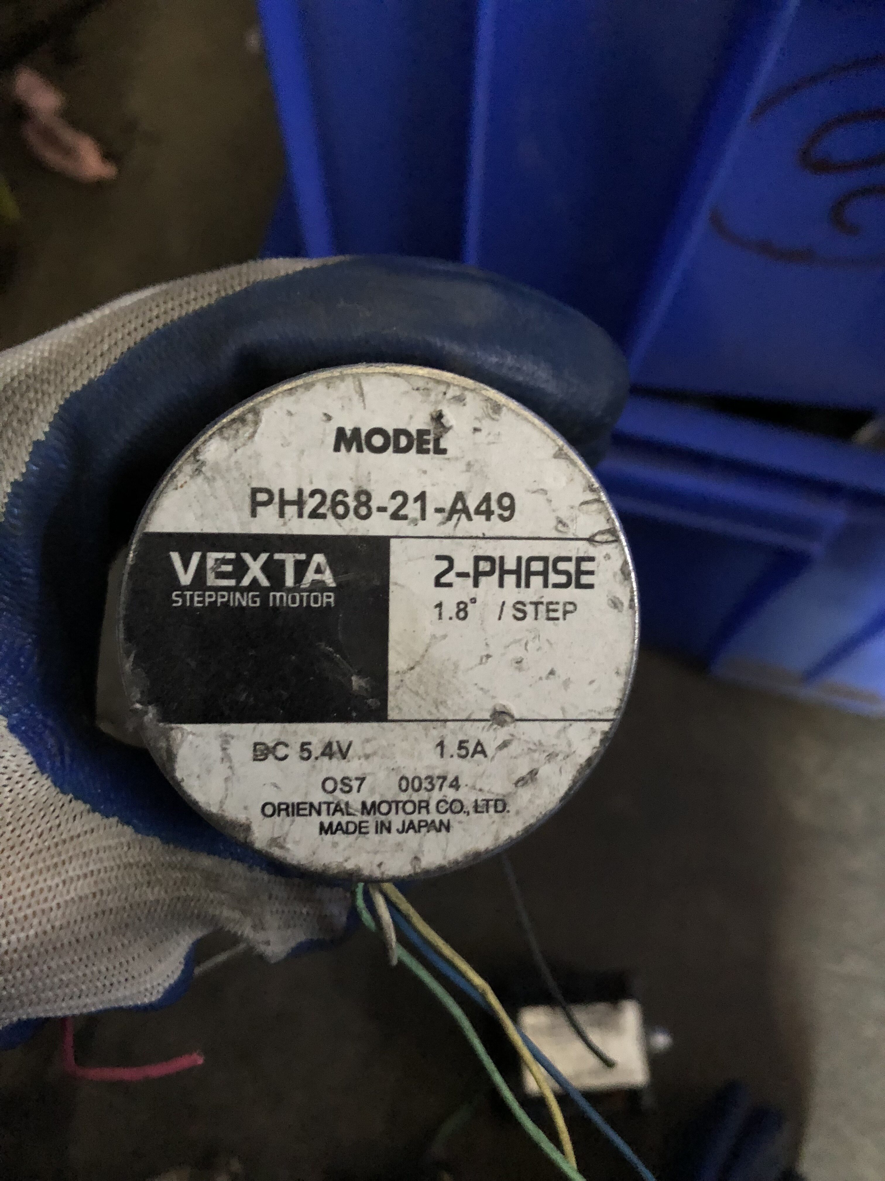 Original assembly detached machine East stepper motor VEXTA PH268-21-A49 motor