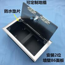 Ruibo stainless steel with lock insert with outlet hole bank special silver drawing installation 2 Wall 86 panel