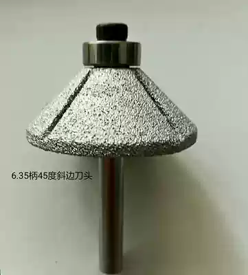 Hengli quartz slant knife quartz stone cutter small trimming machine oblique knife 6 35 handle 45 degree oblique knife