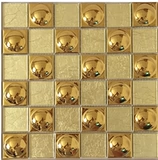 Мозаичная золотая фольга золотая шляпа керамика роскошь и красивое украшение бара KTV Элегантная головоломка фон настенный отель