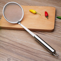 Stainless steel oil filter spoon Oil filter net spoon Kitchen fried oil scoop Oil residue filter screen