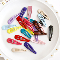 24 pack candy color BB clip banghai clip sweet girl side clip hairclip Korean small hair card Net red clip headdress