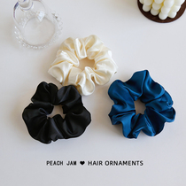 ins Net red girl head rope Satin French large intestine circle hair circle Temperament female tie scalp tendon hair rope Korean hair accessories