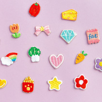 Small fun cartoon embroidery cloth patch clothes patch patch patch patch patch patch bag phone case hand book decoration diy paste