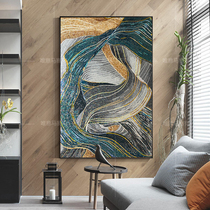 Materialistic Light Extravagant Sofa TV Background Wall Living Room Dining Room Restaurant Mosaic Tiles Xuanguan Glass Jigsaw Puzzle Cut