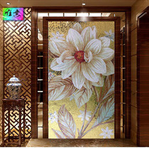 Mosaic Tile Cut background Xuanguan Entrance Decoration Mural Painting Room Aisle Glass Mirror Jigsaw Puzzle Parquet