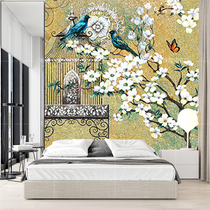 Crystal Art Cut Painting Joy Magpie Den Mei Evasive Mosaic Jigsaw Puzzle Background Wall Cut Painting Parquet Living Room Genguan Tile