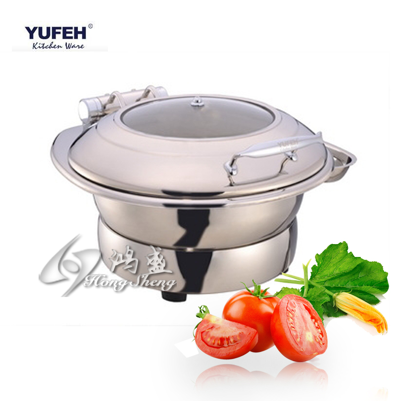 Brand YUFEH hydraulic insulated buffet stove round visible cover buffet stove Buffy stove with electricity-Taobao