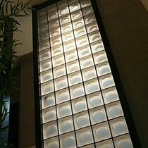 Specification 150x150x60mm Frosted matte solid glass brick Bathroom Bathroom partition wall Matt crystal brick