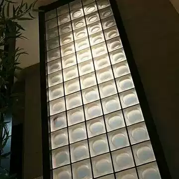 Specification 150x150x60mm Frosted matte solid glass brick Powder room bathroom partition wall Matt crystal brick