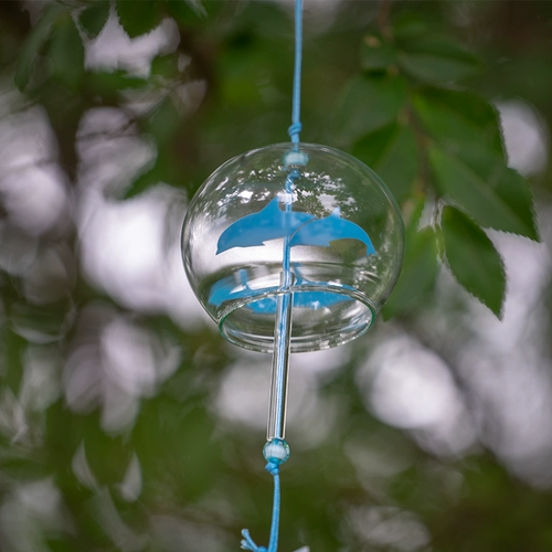 Японская стеклянная подвеска ручной работы, свежий очиститель, подарок на день рождения