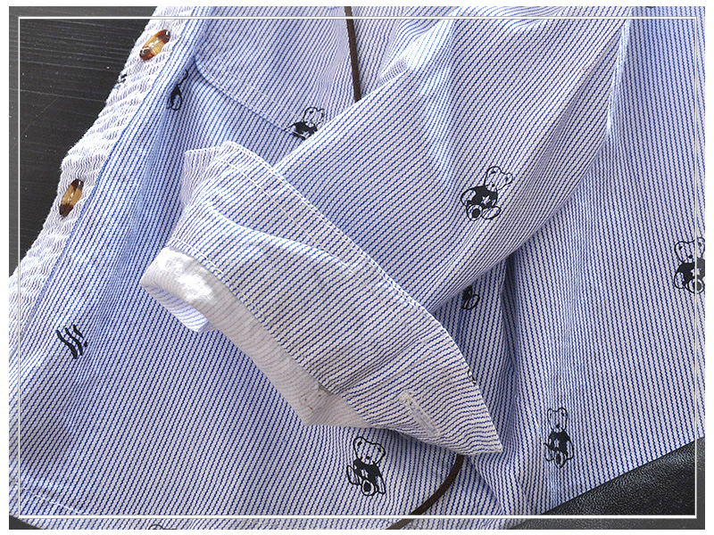 Chemise enfant à manche longue - Ref 2083067 Image 12