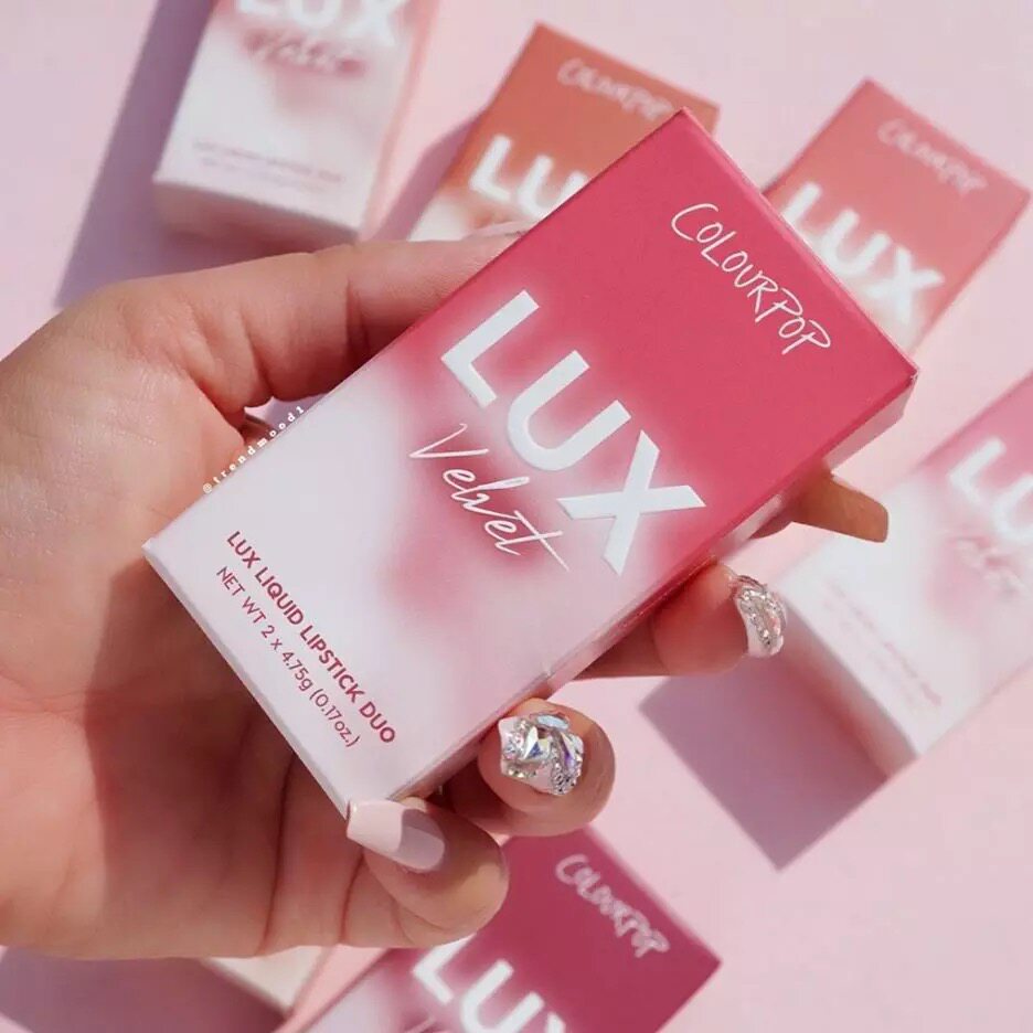 In Colosurpop Carla bubble Valentine's Day Lux Velvet velvet matte liquid lip glazed lipstick