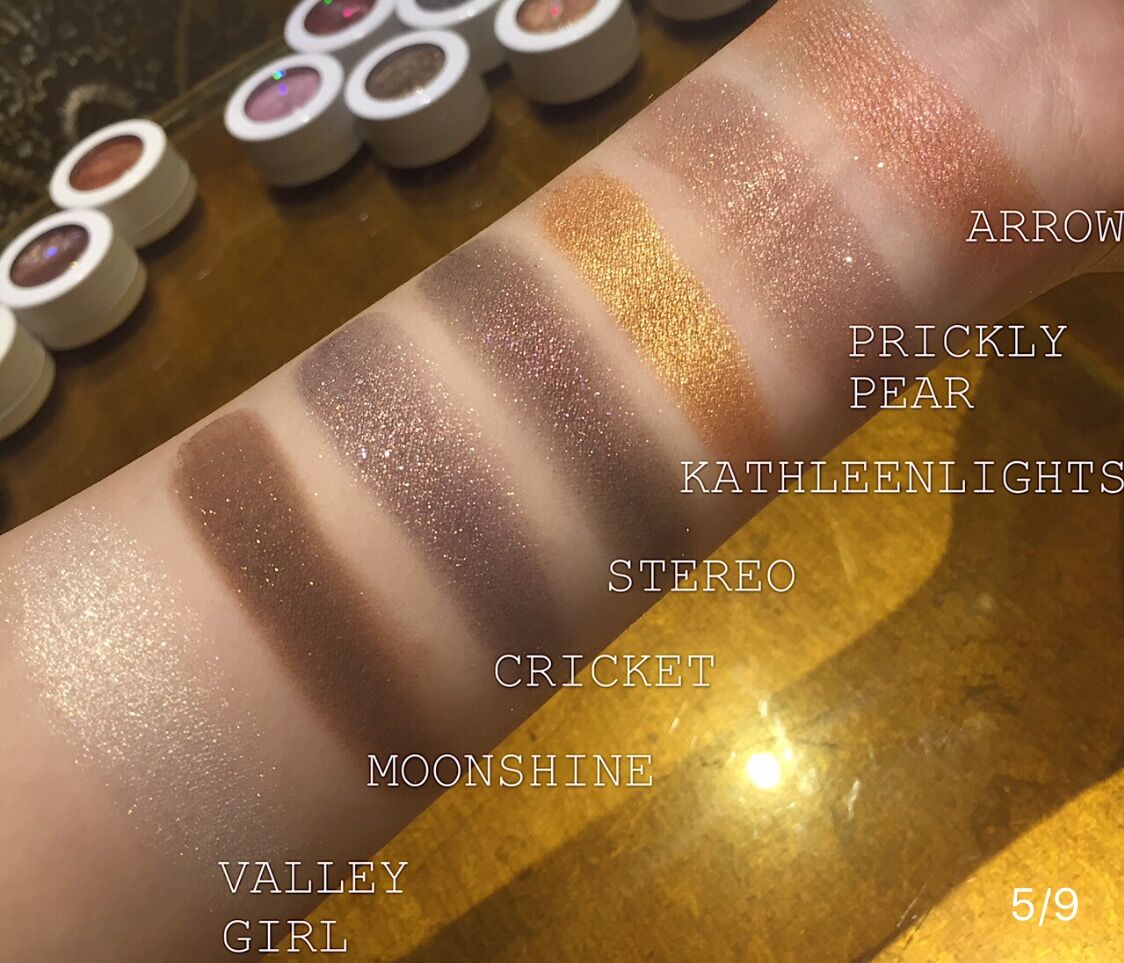 American Colourpop card bong bóng nghiền lắp ráp phấn mắt ba màu - Bóng mắt phấn mắt nhũ kim tuyến