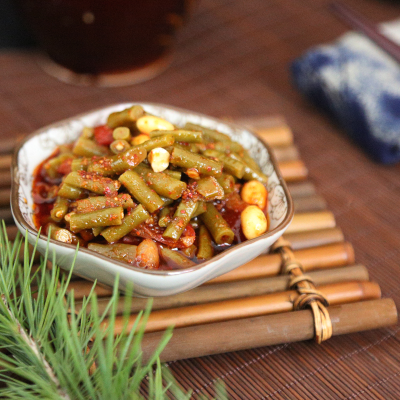 子鑫酸豇豆袋装腌制泡菜湖北特产咸菜下饭菜开胃菜农家自制酸豆角-实得惠省钱快报