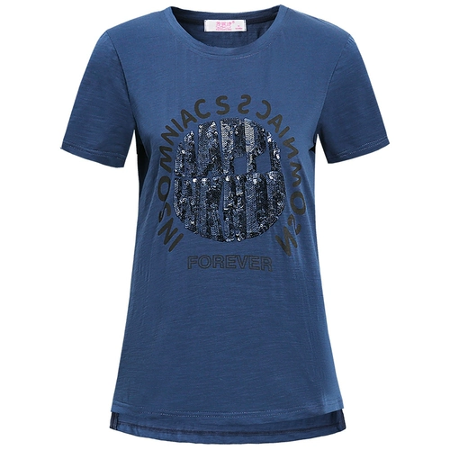 Бамбуковая хлопковая летняя одежда для матери, футболка с коротким рукавом, 2021 года, большой размер, короткий рукав