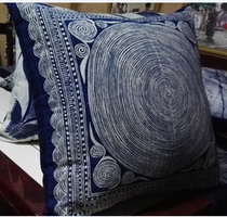 Batik hugging pillow cushion cover car leaning against a sleeve sofa leaning against pillows with various batik cushions customised processing pure handmade