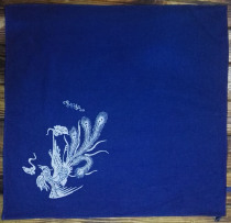 Wax Dyeing Handkerchief Guizhou Wax Dyeing Danzhai Batik Dang Clothing Clothes Substitute Processed Dyeing Grass Wood Dyeing Specialty Gifts