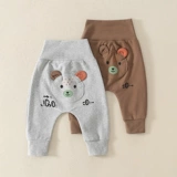 Детские осенние хлопковые штаны для отдыха для новорожденных для раннего возраста подходит для мужчин и женщин