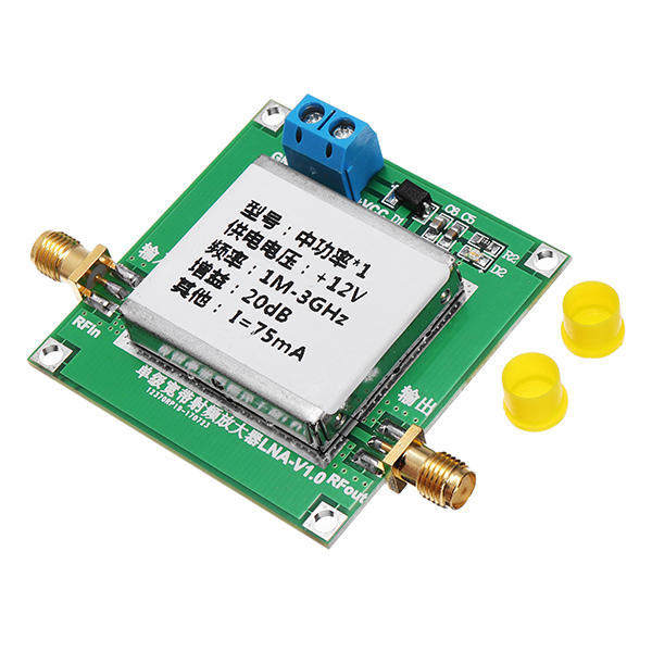 RF Broadband Low Noise Amplifier LNA(1-3000MHz Gain: 20dB)