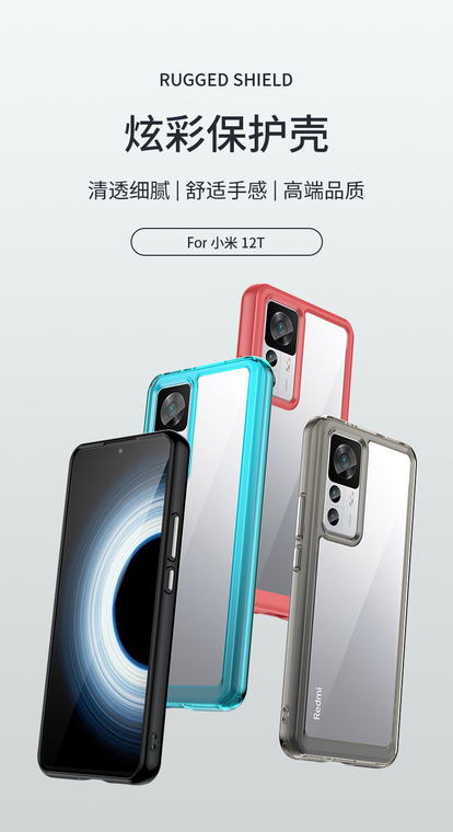 Transparent Clear Acrylic 12T, 12T Pro Phone Case